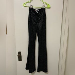Urban Outfitters sparkly flared pants